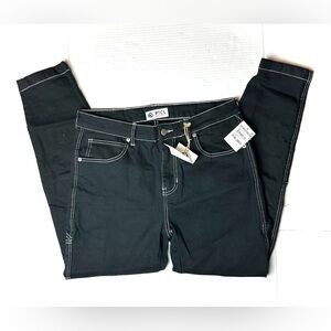 Nordstrom PTCL Carpenter Pants Women XL Relaxed Fit Hammer Loop Cotton Black NWT